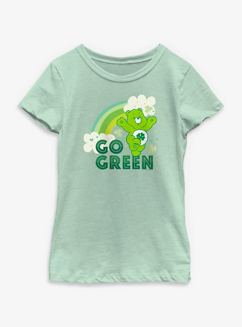 Care Bears Go Green Youth Girls T-Shirt