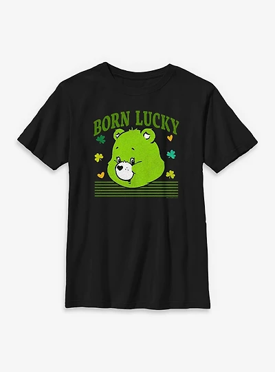 Care Bears Lucky Bear Head Youth T-Shirt