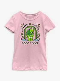 Care Bears Green Rainbow Arch Youth Girls T-Shirt
