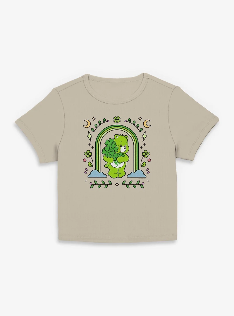 Care Bears Green Rainbow Arch Womens Baby Tee