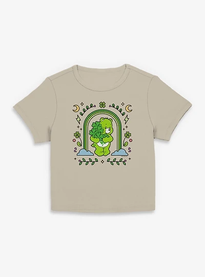Care Bears Green Rainbow Arch Womens Baby Tee