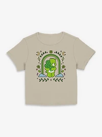 Care Bears Green Rainbow Arch Womens Baby Tee
