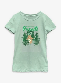 Care Bears Forest Caring Youth Girls T-Shirt