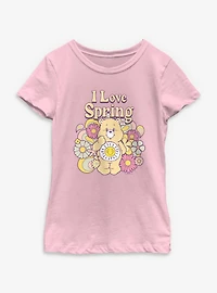 Care Bears Love Spring Funshine Youth Girls T-Shirt