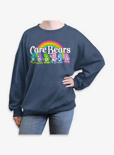 Care Bears Logo Skate Womens Oversized Sweatshirt