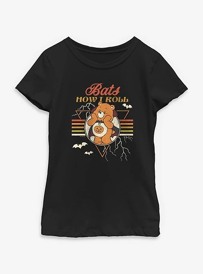 Care Bears How Bats Roll Youth Girls T-Shirt