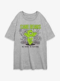 Care Bears Kind To Nature  Womens Oversized T-Shirt