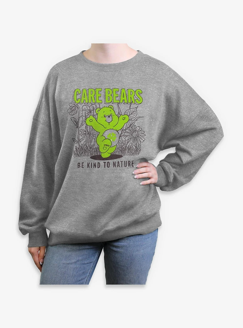 Care Bears Kind To Nature Womens Oversized Sweatshirt