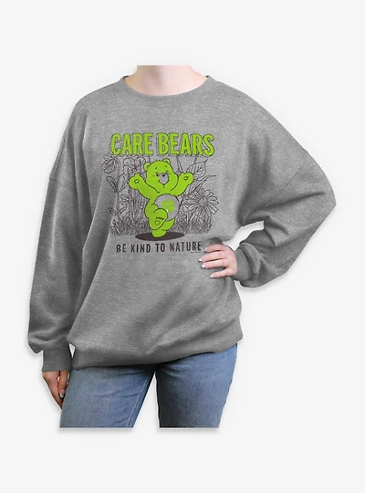 Care Bears Kind To Nature Womens Oversized Sweatshirt