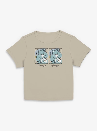 Care Bears Before After Coffee Womens Baby Tee