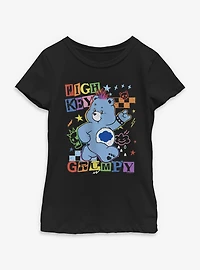 Care Bears High Key Grumpy Youth Girls T-Shirt