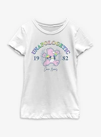 Care Bears Unapologetic Youth Girls T-Shirt