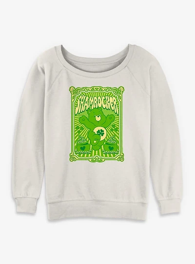 Care Bears ShamRocker Womens Slouchy Sweatshirt