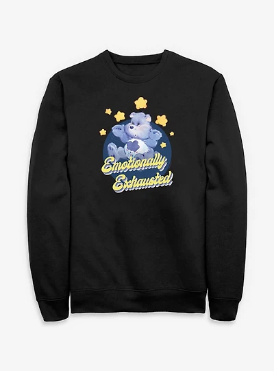 Care Bears Emotionally Exhausted Grumpy Sweatshirt