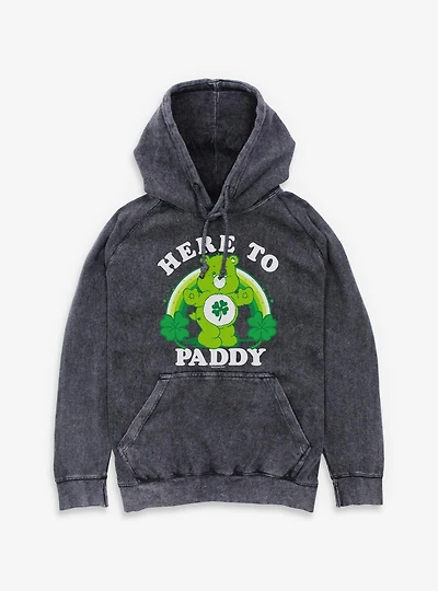 Care Bears Here To Paddy Mineral Wash Hoodie