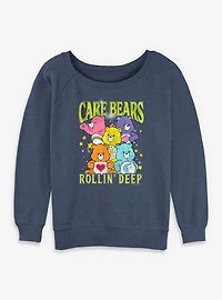 Care Bears Rollin Deep Womens Slouchy Sweatshirt