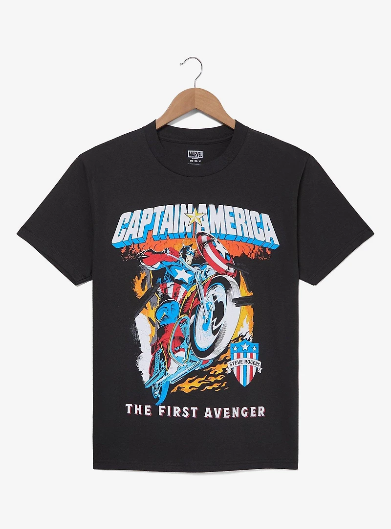 Marvel Captain America Motorcycle T-Shirt - BoxLunch Exclusive