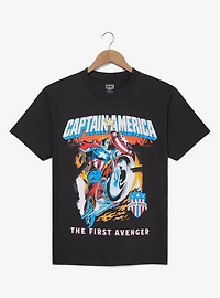 Marvel Captain America Motorcycle T-Shirt - BoxLunch Exclusive