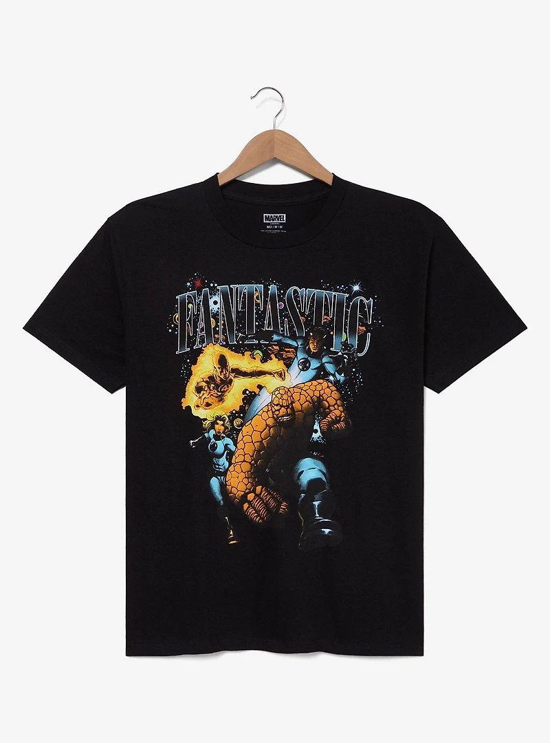 Marvel The Fantastic Four Comic Group Portrait T-Shirt - BoxLunch Exclusive