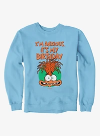 Disney Pixar Inside Out I'm Anxious It's My Birthday Sweatshirt