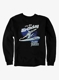 Marvel Comics Retro Its My Birthday Silver Surfer Sweatshirt