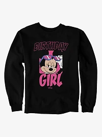 Disney Minnie Mouse Birthday Sunglasses Girl Sweatshirt