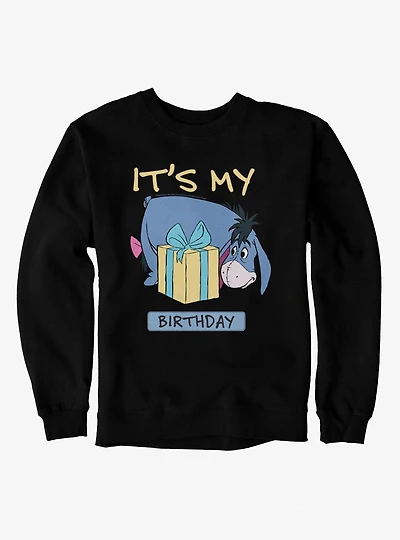 Disney Winnie The Pooh It's My Birthday Present Eeyore Sweatshirt