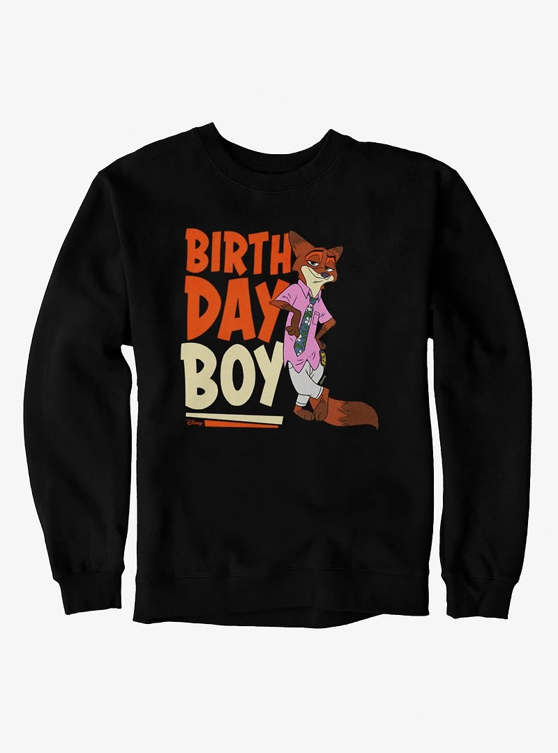 Disney Pixar Zootopia Nick Birthday Boy Sweatshirt