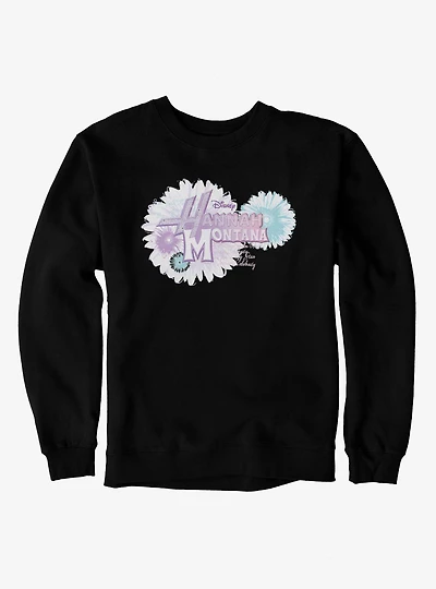Disney Hannah Montana Big Flowers Logo Sweatshirt