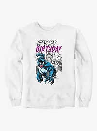 Marvel Comics Retro Venom Its My Birthday Sweatshirt