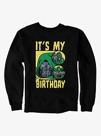 Marvel Comics Retro My Birthday No Smiles Doom Sweatshirt