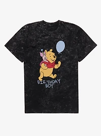 Disney Winnie The Pooh Piglet Birthday Boy Mineral Wash T-Shirt