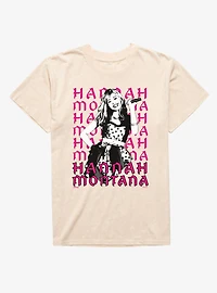 Disney Hannah Montana Silhouette Name Stack Mineral Wash T-Shirt