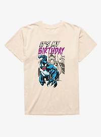 Marvel Comics Retro Venom Its My Birthday Mineral Wash T-Shirt