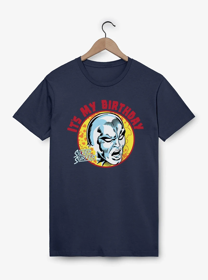 Marvel Comics Retro Silver Surfer It's My Birthday T-Shirt
