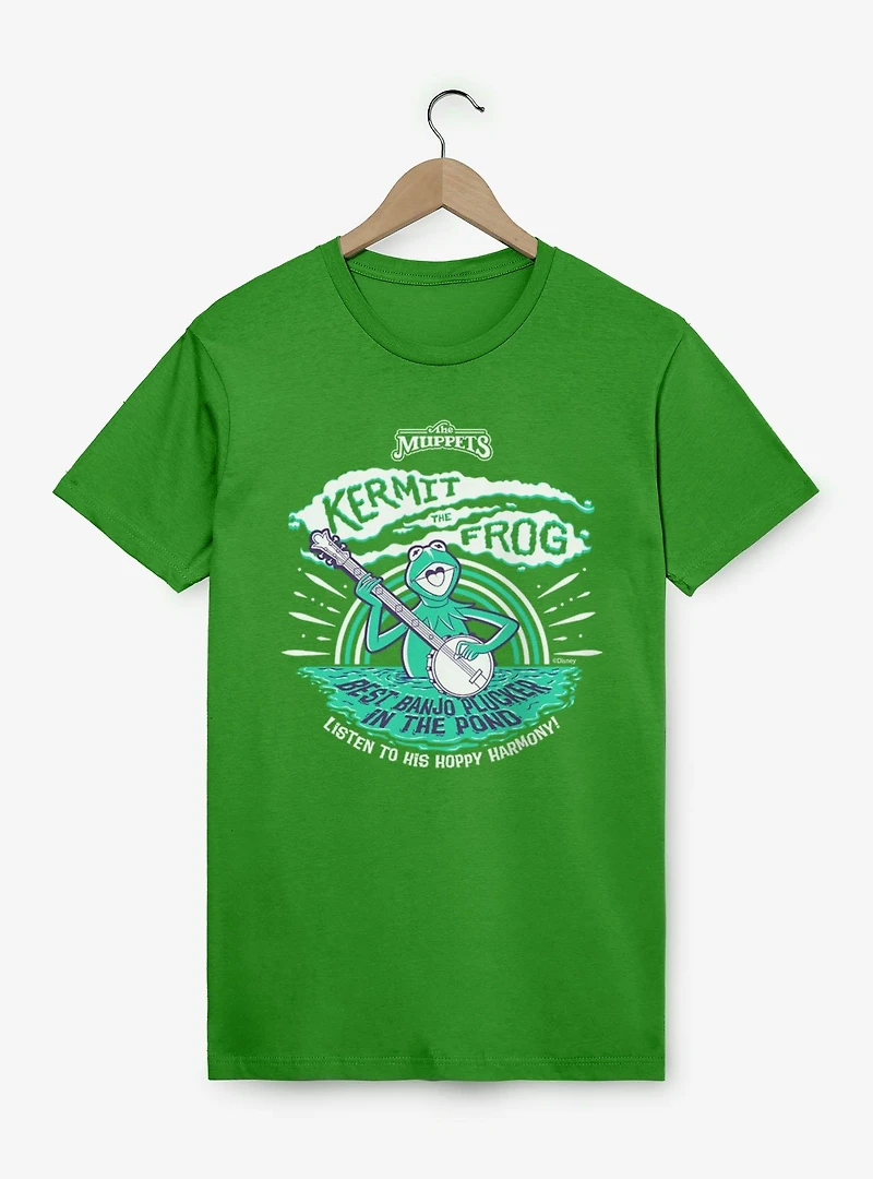 Disney The Muppets Kermit Frog Best Banjo Plucker Pond T-Shirt