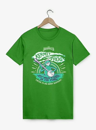 Disney The Muppets Kermit Frog Best Banjo Plucker Pond T-Shirt