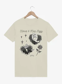 Disney The Muppets Kermit & Miss Piggy Thorn Chain Hearts T-Shirt