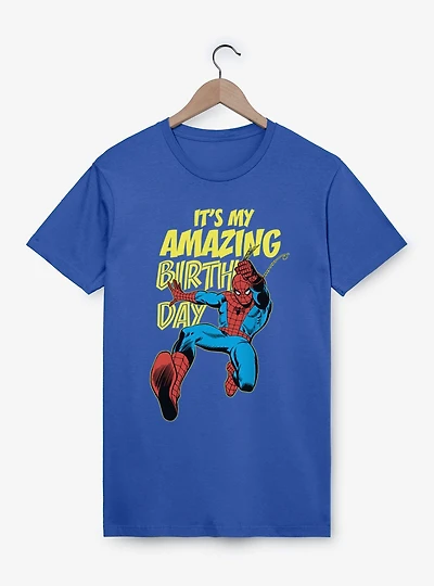 Marvel Comics Retro Spiderman It?s My Amazing Birthday T-Shirt