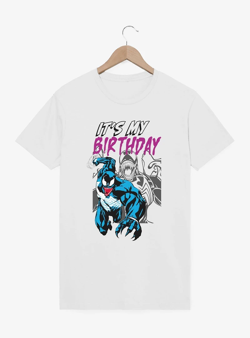 Marvel Comics Retro Venom Its My Birthday T-Shirt