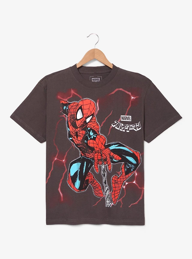 Marvel Spider-Man Web Slinging Boxy T-Shirt - BoxLunch Exclusive