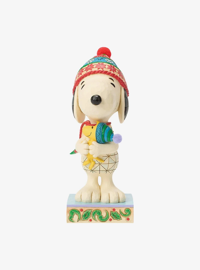 Jim Shore Peanuts Snoopy Hugging Woodstock Figurine