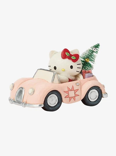 Jim Shore Sanrio Hello Kitty Christmas Car Figurine