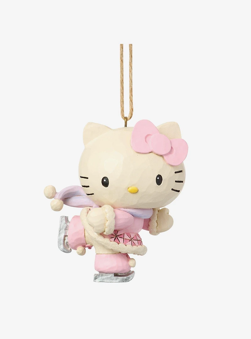 Jim Shore Sanrio Hello Kitty Ice Skating Hanging Ornament