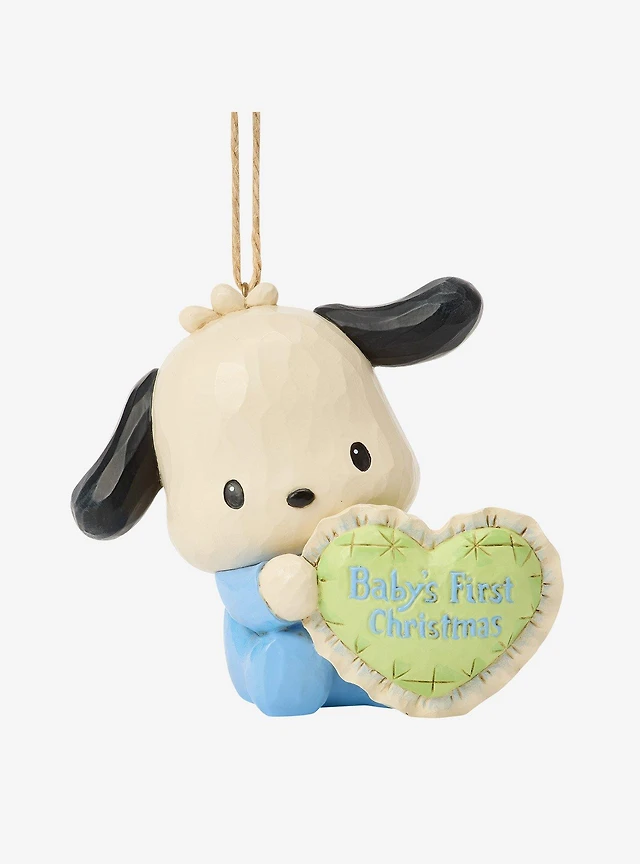 Jim Shore Sanrio Pochacco Baby's First Hanging Ornament