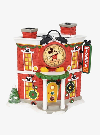 Department 56 Disney Village Mickey's Alarm Clock Shop Figurine