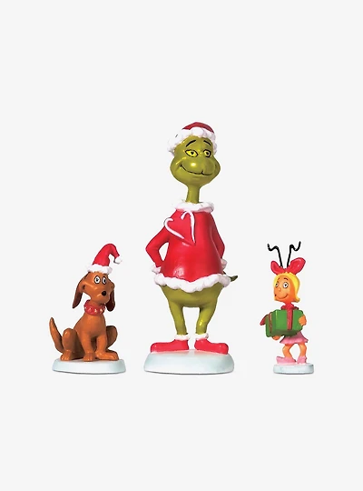 Department 56 Grinch Village Grinch Max & Cindy-Lou Who Figurine