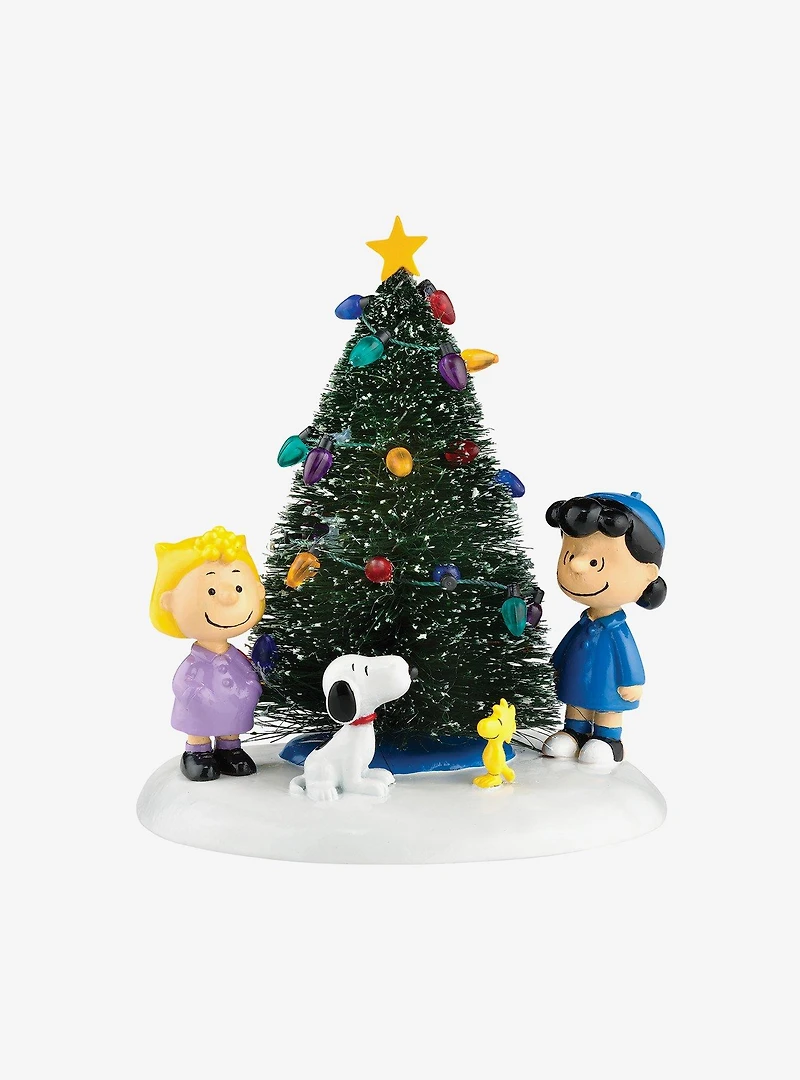 Department 56 Peanuts Village O'Christmas Tree Figurine