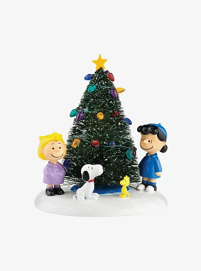 Department 56 Peanuts Village O'Christmas Tree Figurine