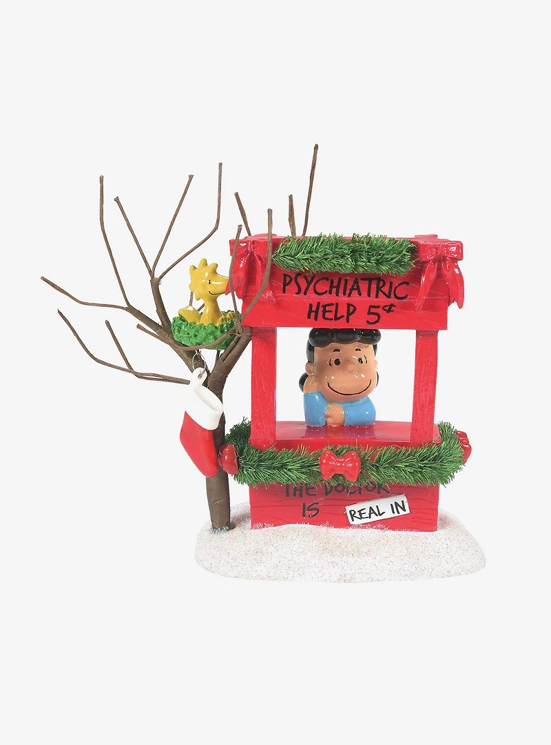 Department 56 Peanuts Village Lucy Is In Figurine